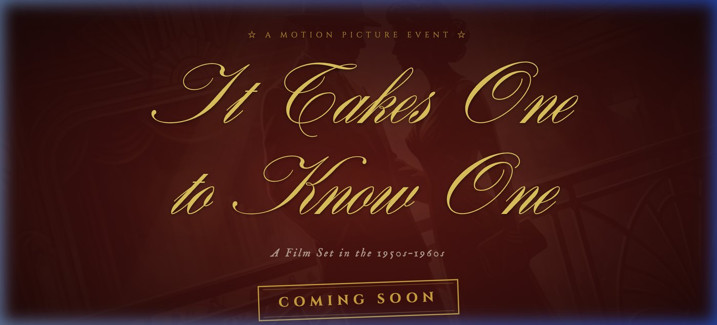 It Takes One to Know One title card